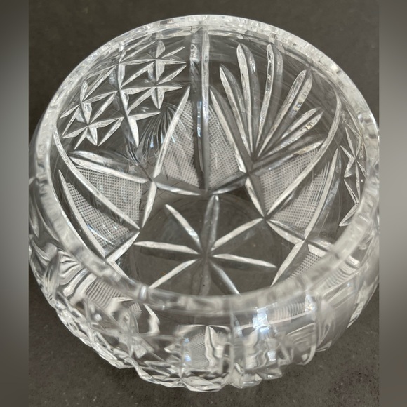 VINTAGE CRYSTAL CREAM & SUGAR SET WITH TRAY! - Picture 8 of 16